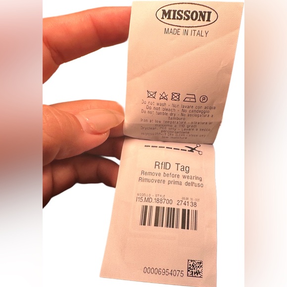 Vintage authentic Y2K, modern cashmere woven knit sleeveless Missioni - Picture 5 of 5